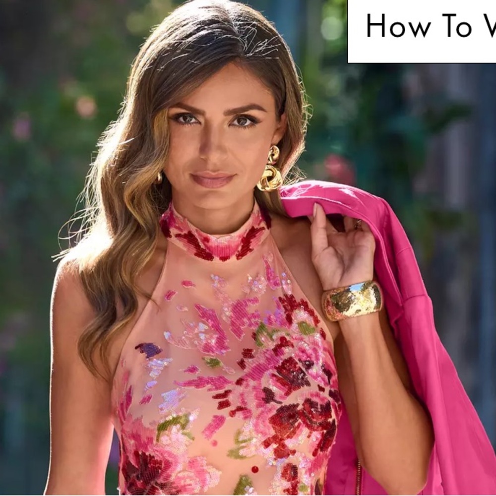 Floral Halter Dress ONLY